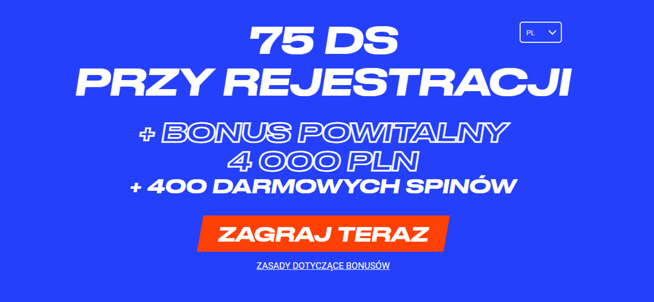 Vulkan Bet 75 darmowych spinów